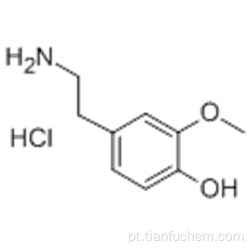 Cloridrato de 3-O-Methyldopamine CAS 1477-68-5